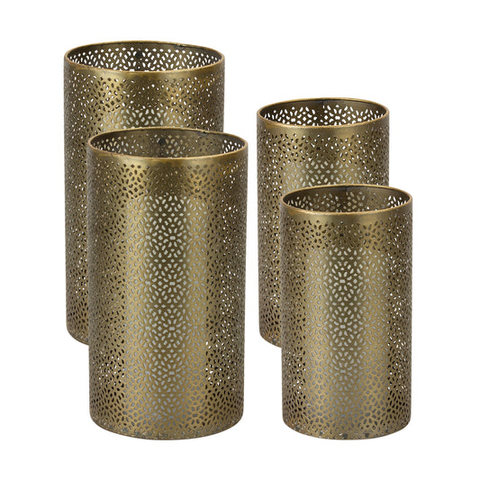 Candle Holder (Set of 2) 8"H, 10"H Metal