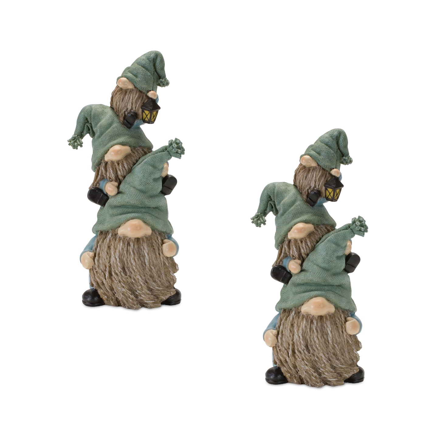 Stone Garden Gnome Stacking Figurine (Set of 4)