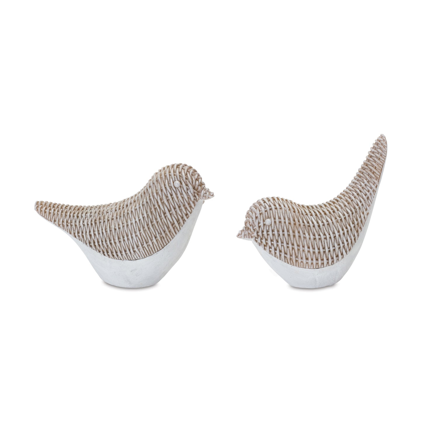 Wicker Bird Figurine (Set of 2)