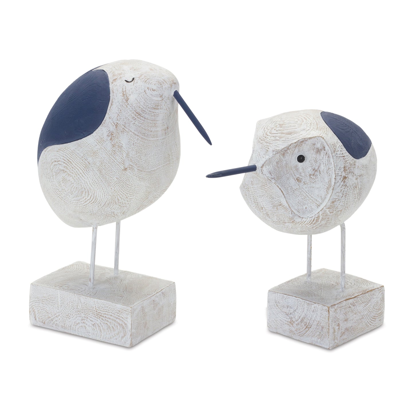 Modern Bird Sculpture (Set of 2)