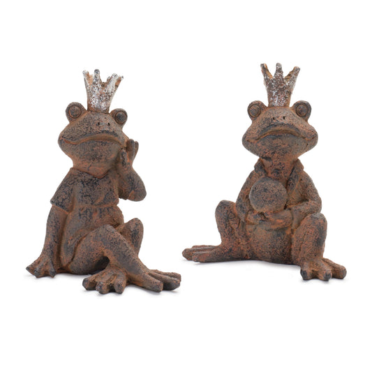 Royal Sitting Frog Figurine (Set of 6)