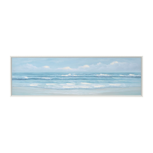 Framed Ocean Landscape Wall Art 31.5"L