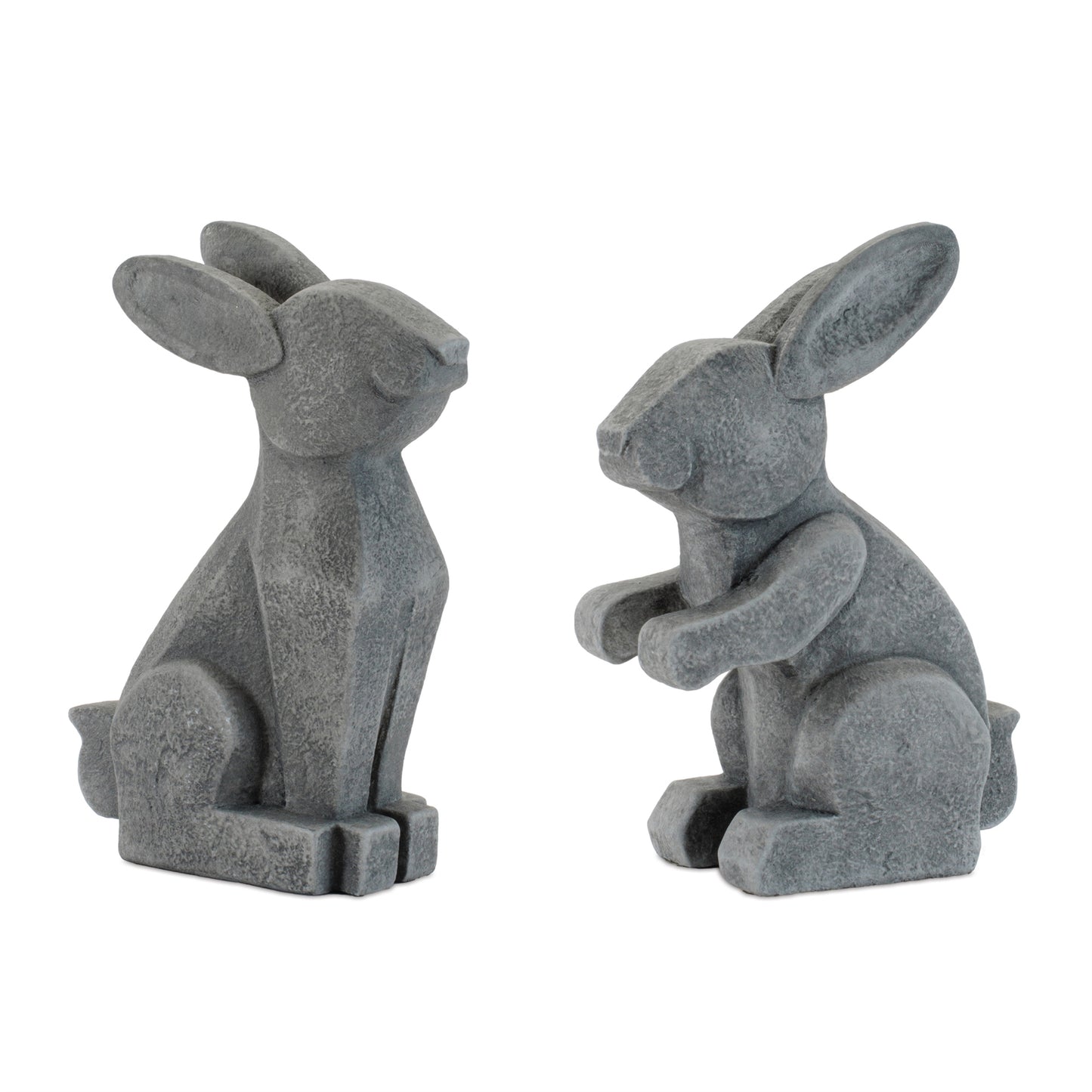 Modern Sitting Bunny Figurine (Set of 2)